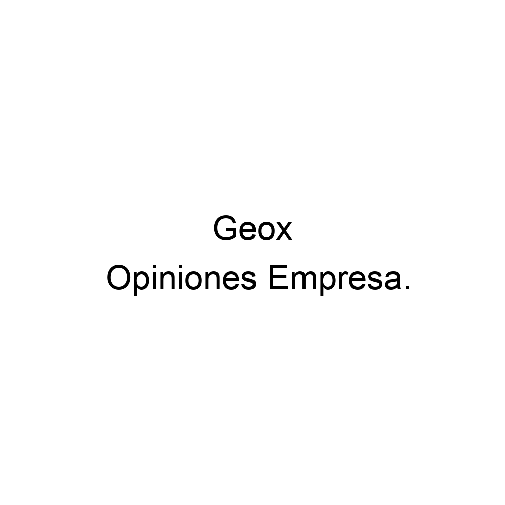 Opiniones Geox, 934194258
